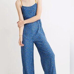 Like New Madewell Wide Leg Cami Jumpsuit in Calico Floral Size 4